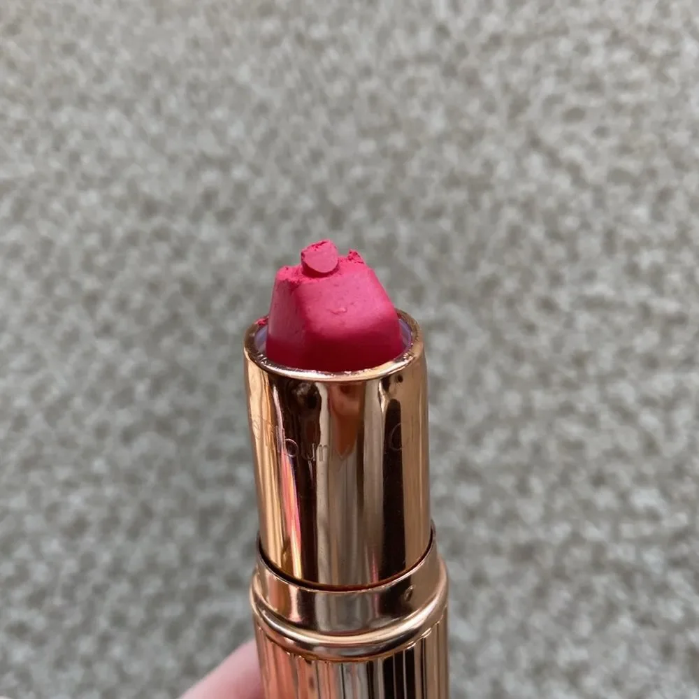 Charlotte Tilbury Lost Cherry Matte Revolution Lipstick Full Size Pink Red READ